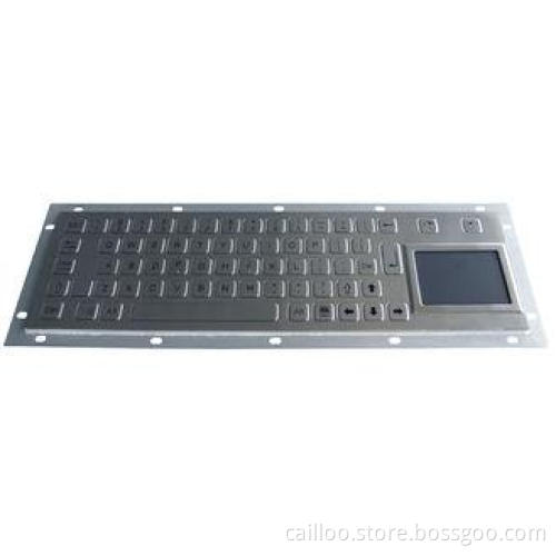 Washable Industrial Keyboard With Touchpad , stainless stee